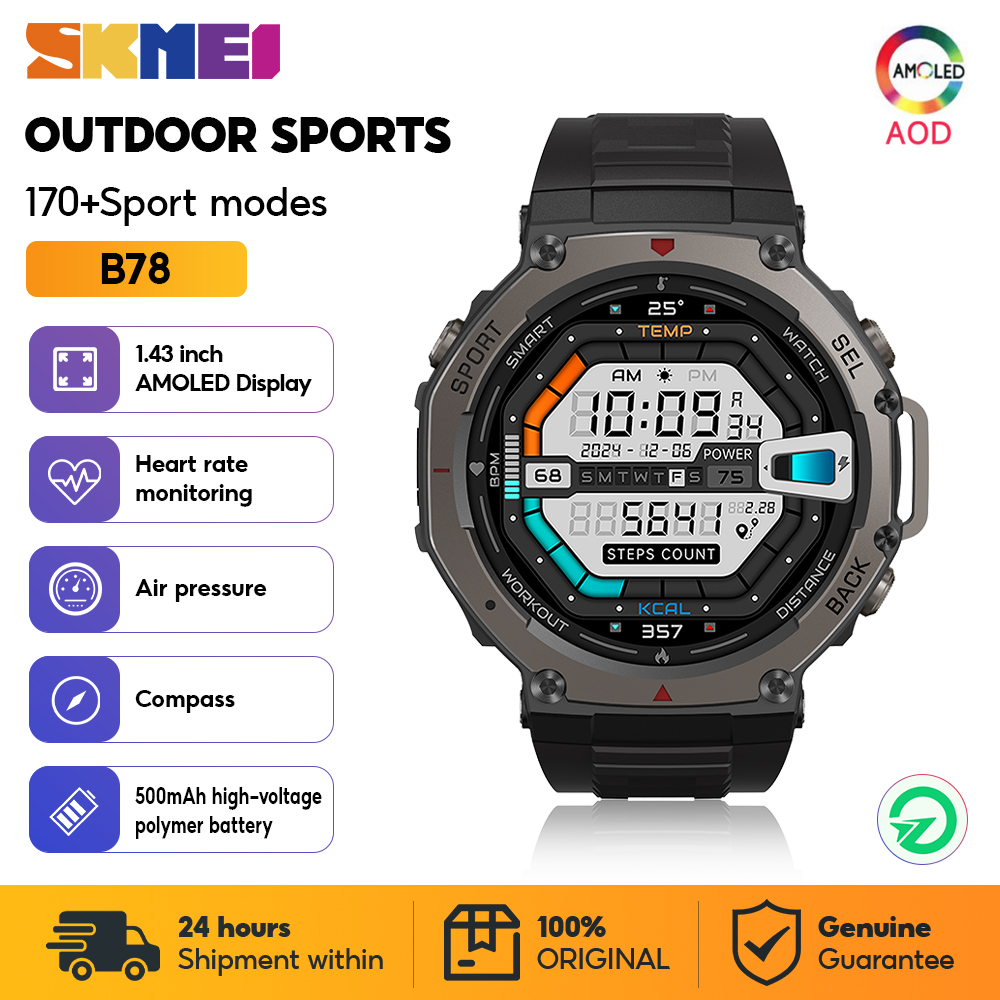 Smartwatch Watches For Girls - SKMEI Militär Outdoor Sport Smart Uhren