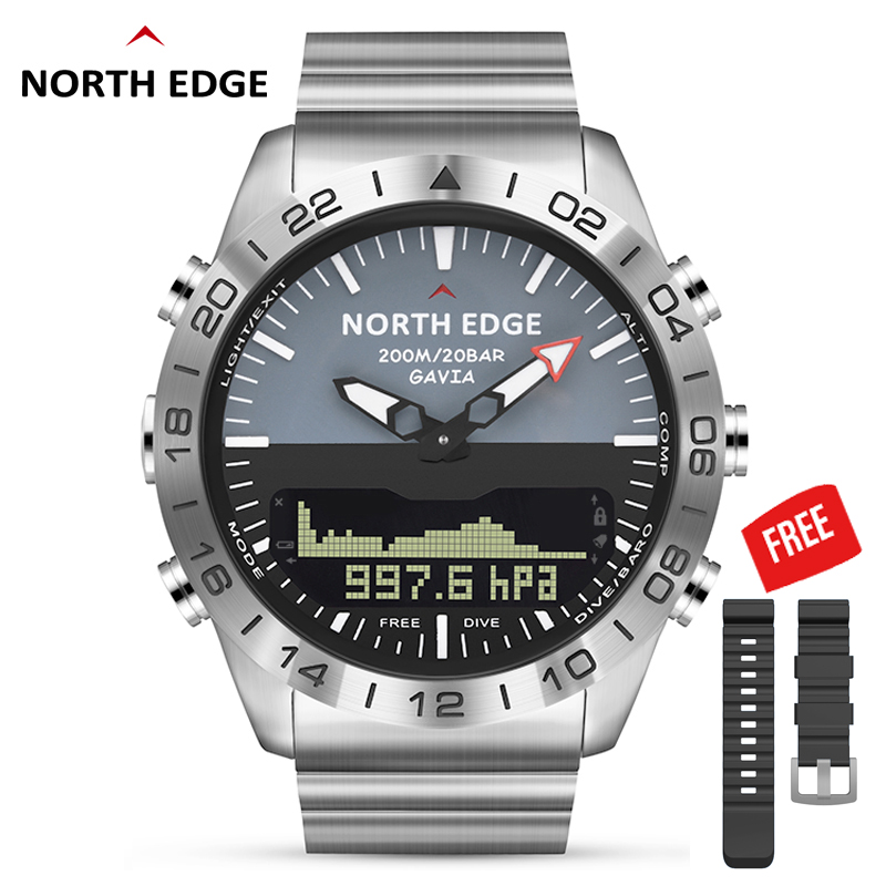 Altimeter Compass Watch - Männer Tauchen Sport Digitaluhr Herrenuhren Militär