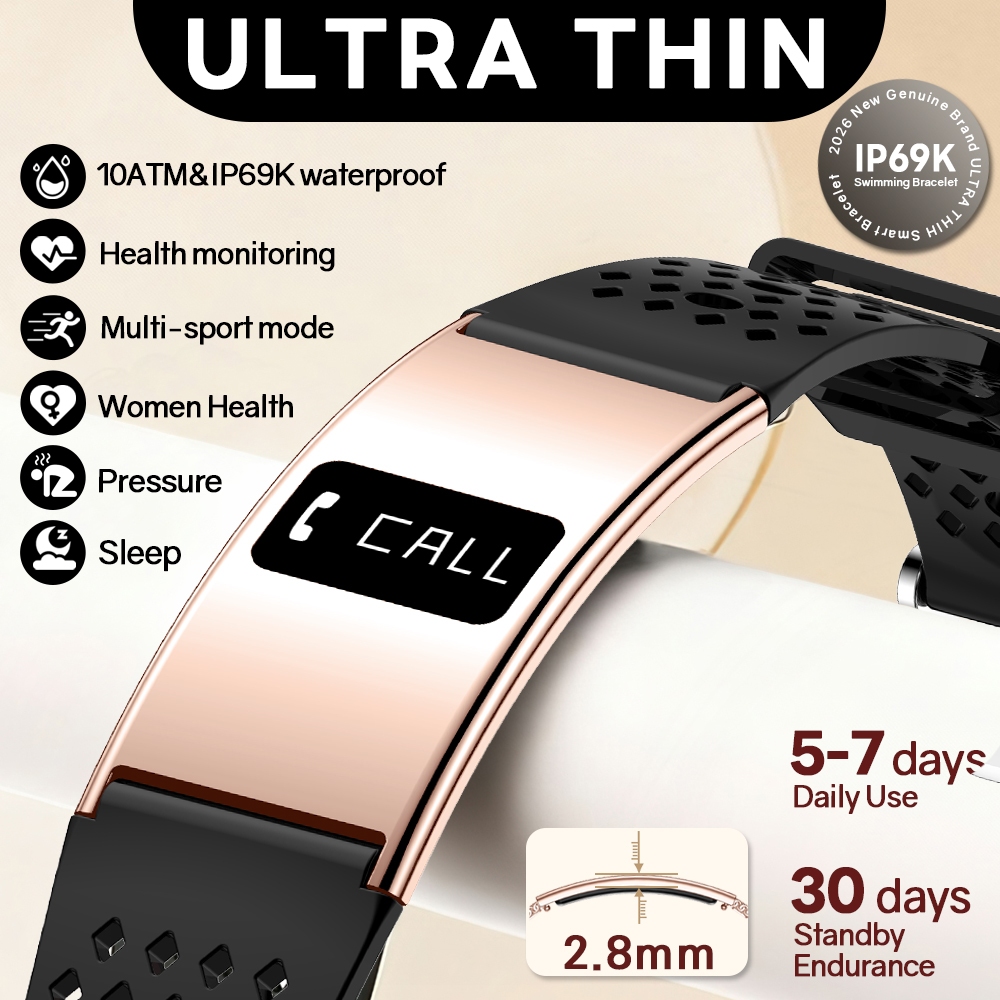 Watches Ladies Smartwatch - Ultradünnes Smart-Armband für Damen und Herren,