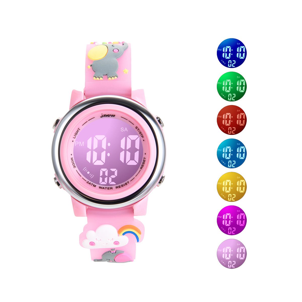 Smartwatch Digital Watches For Kid Girl - UTHAI H120 Kinder Cartoon Sportuhr Wecker