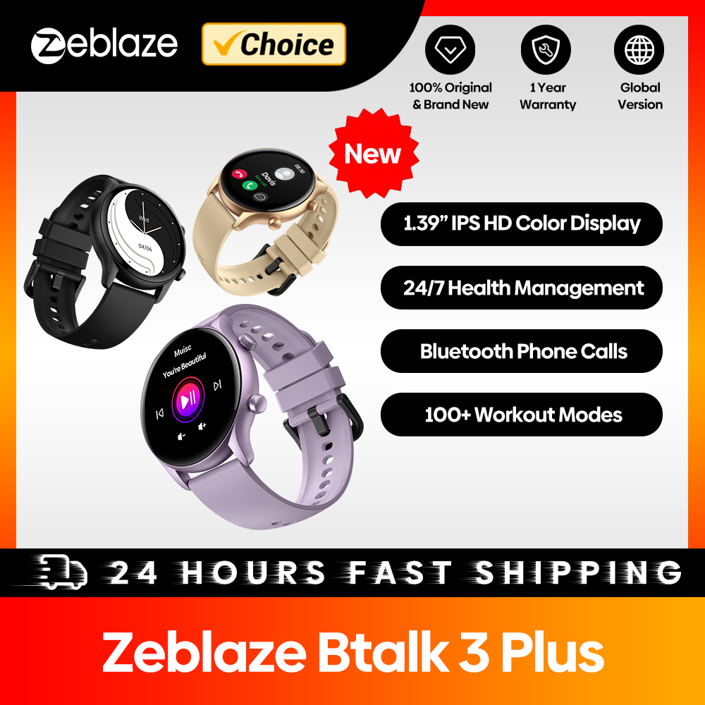 Watches Ladies Smartwatch - Neue zeblaze btalk 3 plus Sprach