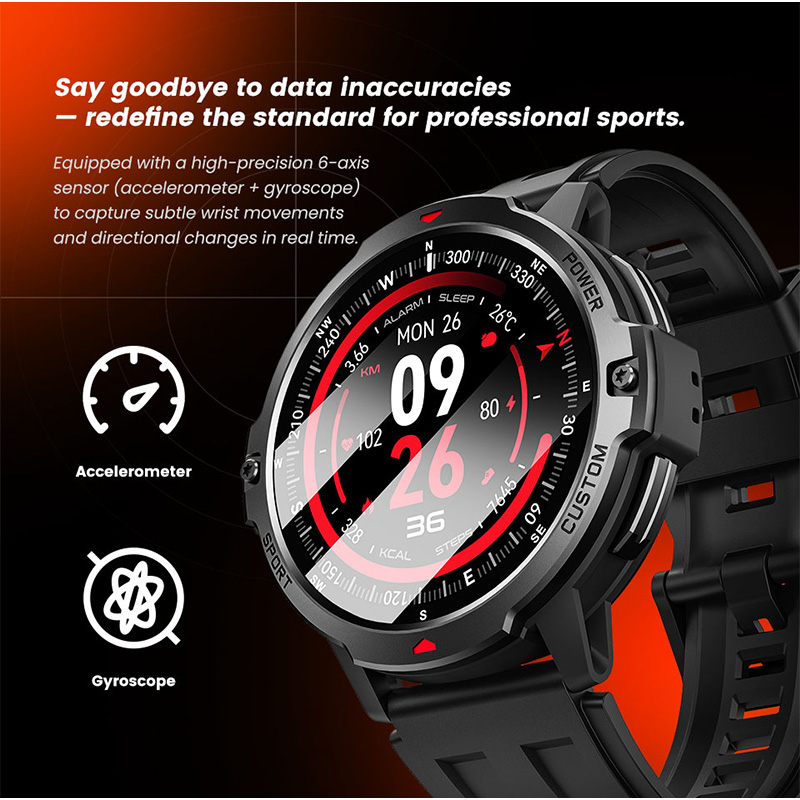NEUE 6-Achsen-Gyroskop-Militär – Timex Watches Smartwatch Bewertung und Preis
