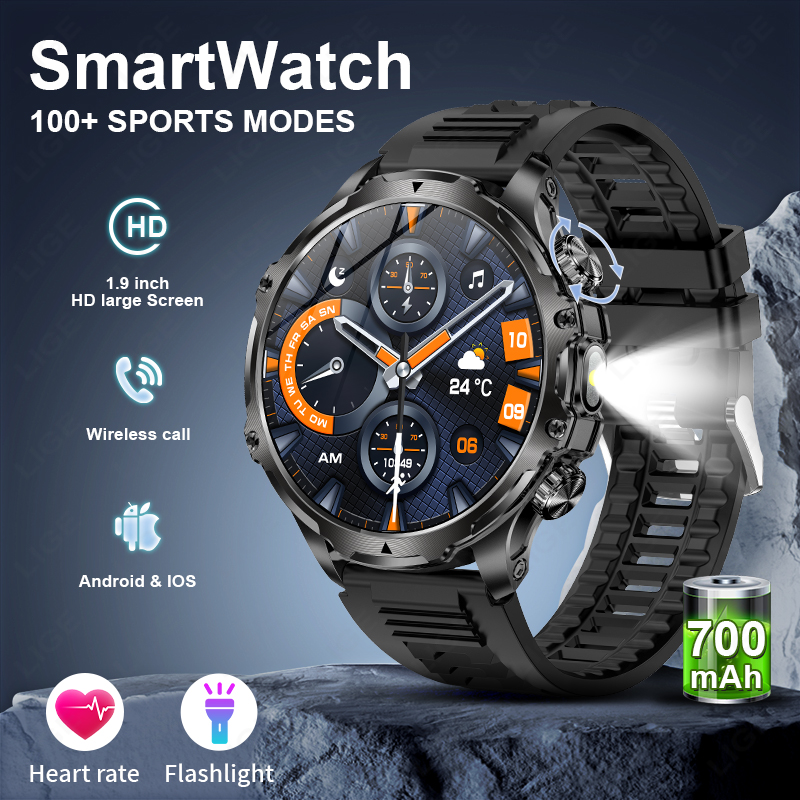 LIGE Smartwatch Militär Männer – Timex Watches Smartwatch Bewertung und Preis