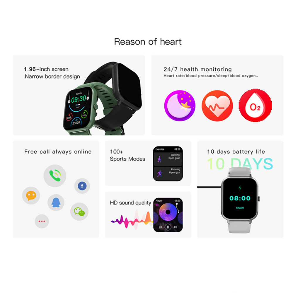 2023 neue Blue Tooth Call Frau – Watches Ladies Smartwatch Bewertung und Preis