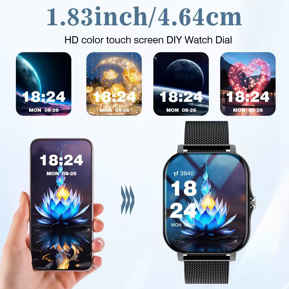 2026 Neue Bluetooth-Anruf-Smar – Smartwatch Watches For Girls Bewertung und Preis