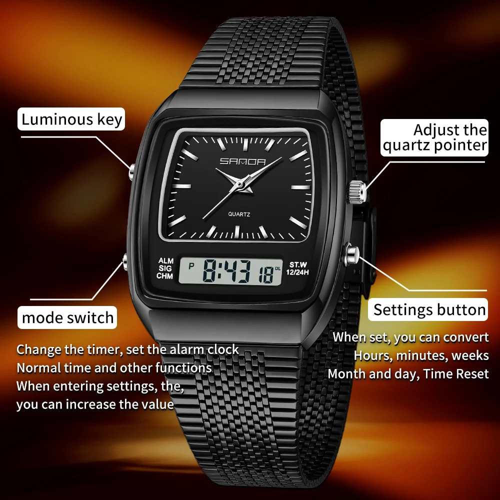 SANDA Uhren Herren Wasserdicht – Timex Watches Smartwatch Bewertung und Preis