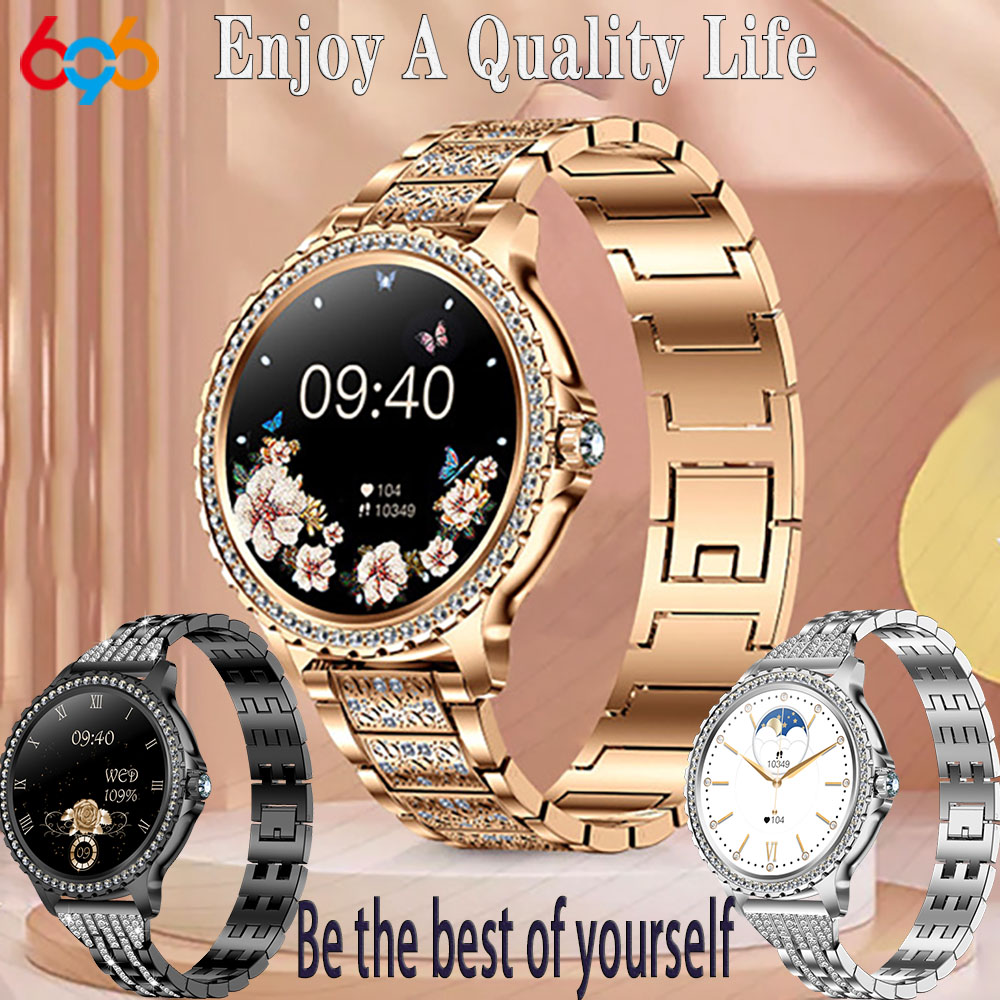 696 neue Blue Tooth Anruf Frau – Watches Ladies Smartwatch Bewertung und Preis