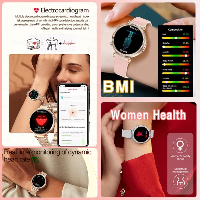Neue 1,27-Zoll-Smartwatch für  – Watches Ladies Smartwatch Bewertung und Preis