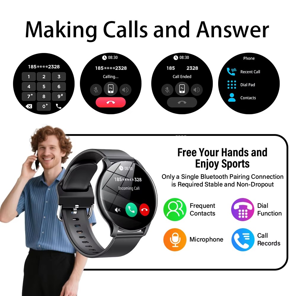 2025 Neue Smartwatch Herzfrequ – Watches Ladies Smartwatch Bewertung und Preis