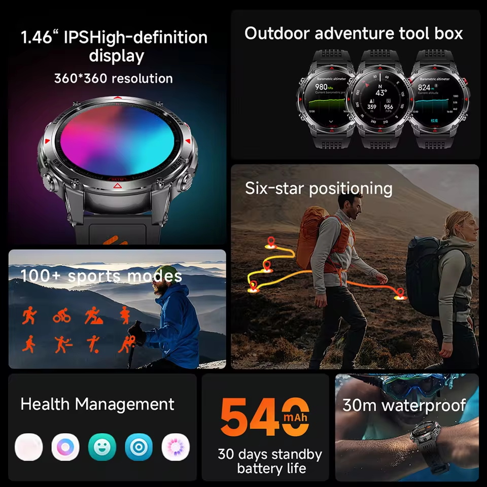 Militär Outdoor GPS Positionie – Altimeter Compass Watch Bewertung und Preis