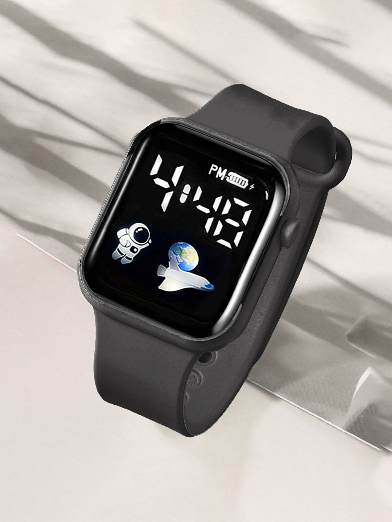 3-teiliges quadratisches LED-E – Smartwatch Watches For Girls Bewertung und Preis