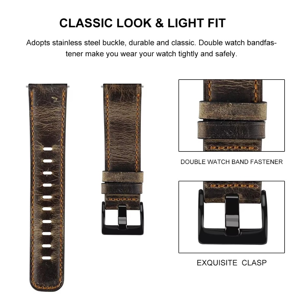 Vintage-Lederarmband für Samsu – Smartwatch Vintage Watches For Women Bewertung und Preis
